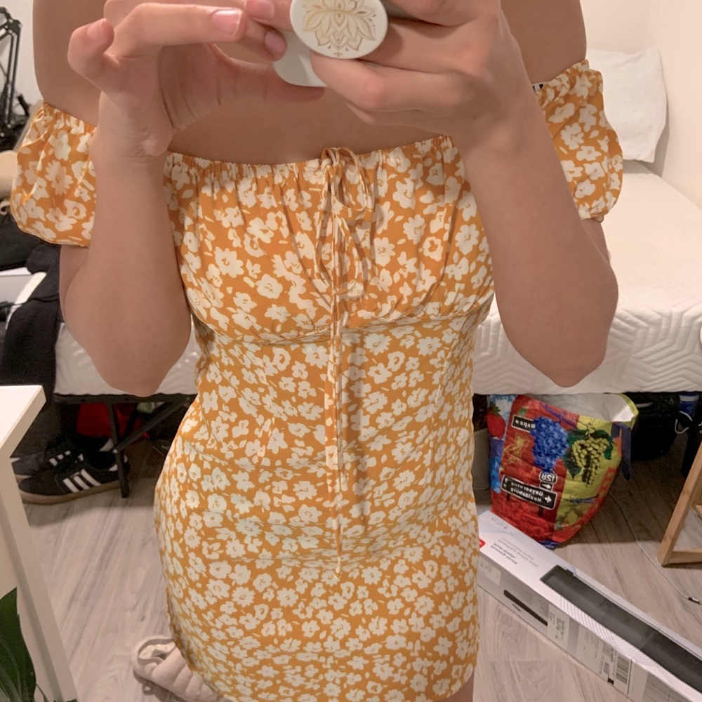 Off the shoulder dress